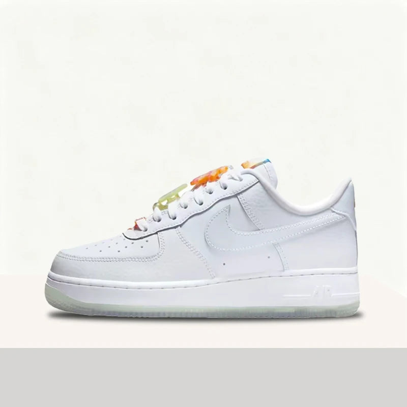 Nike Air Force 1 Low Trendy Summer Dopamine Colorway Premium Versatile Casual Low-Top Sneakers Women's IB8875-111