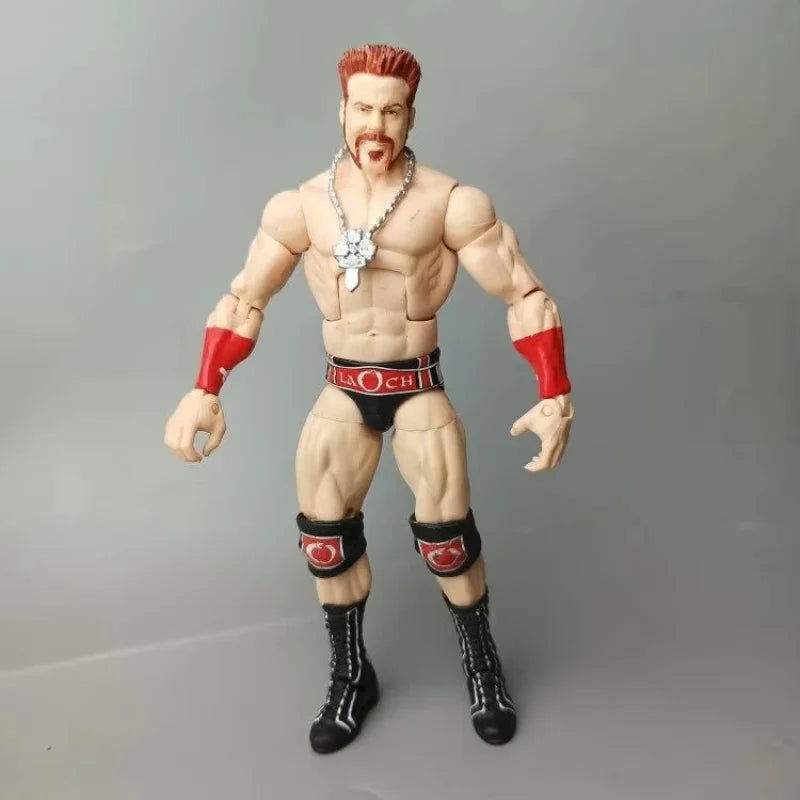 The Figure Features Realistic Wrestle Poses 7 Inch Super Articulated Collectible Desktop Decor For Wrestling Fans Collectors