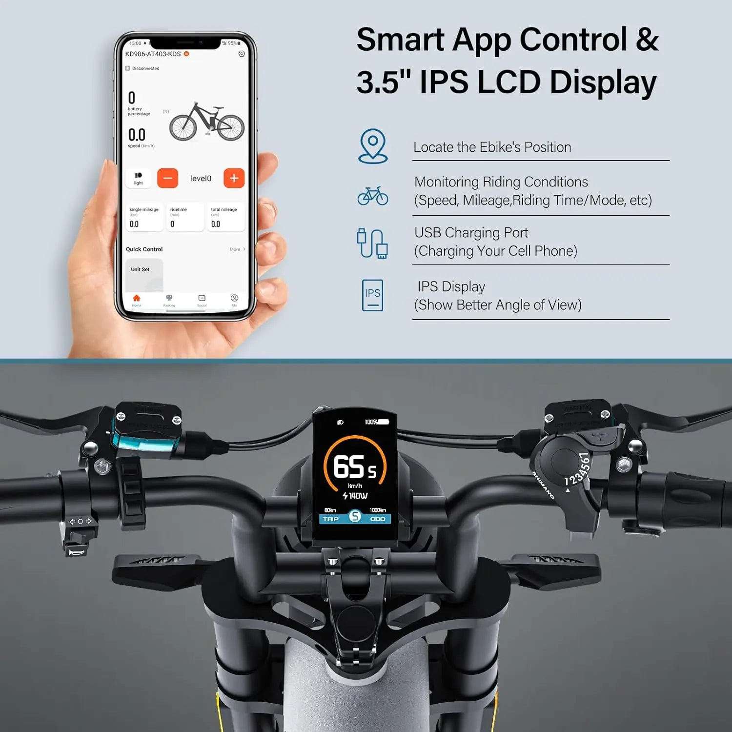 COSWHEEL CT20S 2000W Motor Electric Bicycle 60V 27.5AH Lithium Battery 40MPH Electric Bike 20x4" Fat Tire Snow E-bike for Adults
