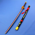 104cm Zoro Katana Sandai Kitetsu Sword Wooden Ninja Blade Anime Cosplay Prop Real Size Japanese Katana Samurai Sabre Kid Toy