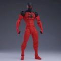 In Stock: Mess Toys Spider-Man Symbiote Suit & Scarlet Spider Anime Action Figures - Collectible Gift Set