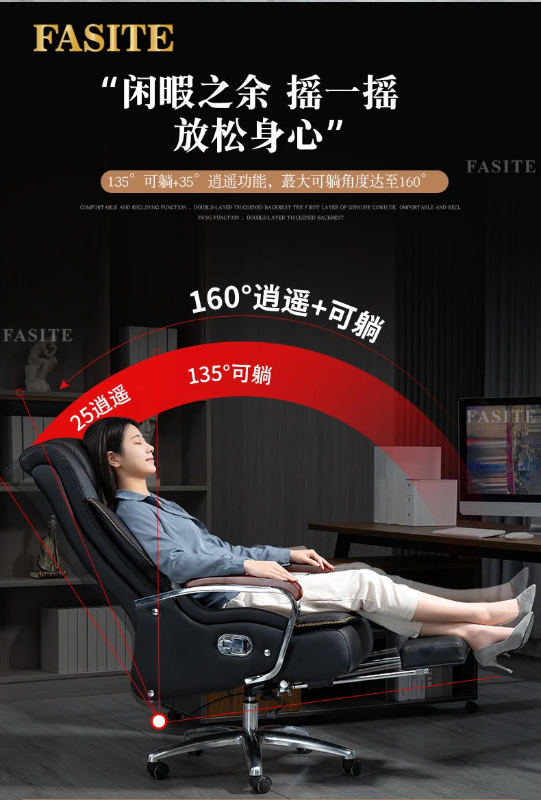 Ofice Chair Recliner Scorpion Gaming Leather Pedicure Ofice Chair Luxury Ergonomic Sedia Ergonomica Furnitures reliable