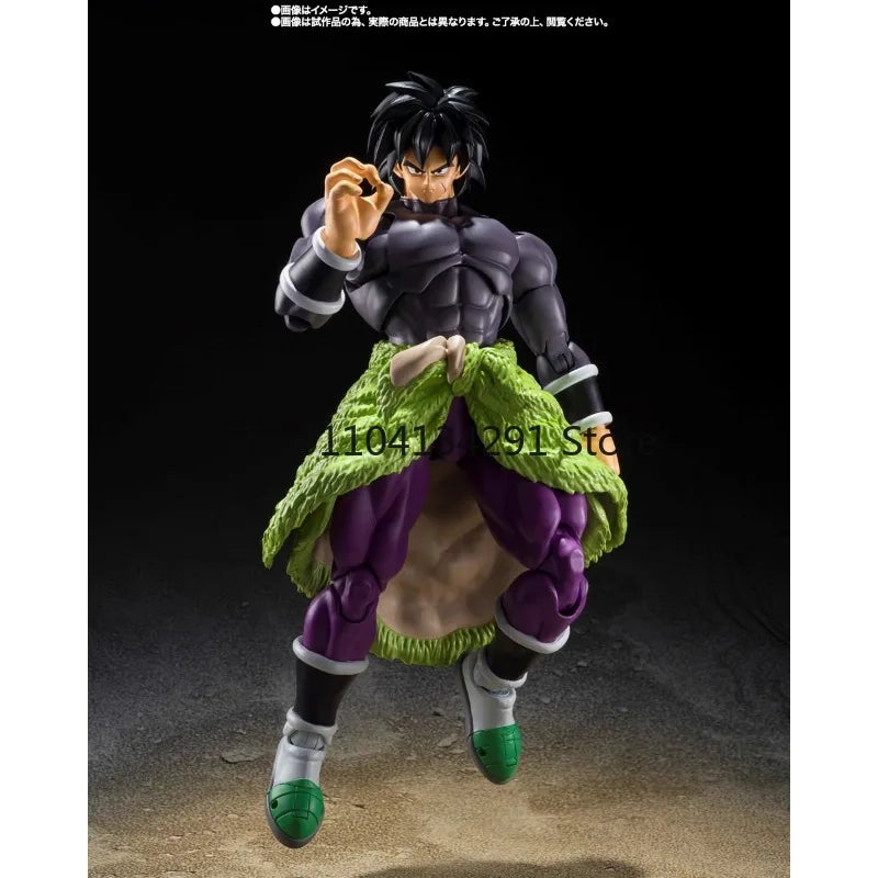 Bandai Original S.H.Figuarts Dragon Ball Super Anime Figure Broly SUPER HERO Action Figure Toys for Boys Girls Birthday Gifts