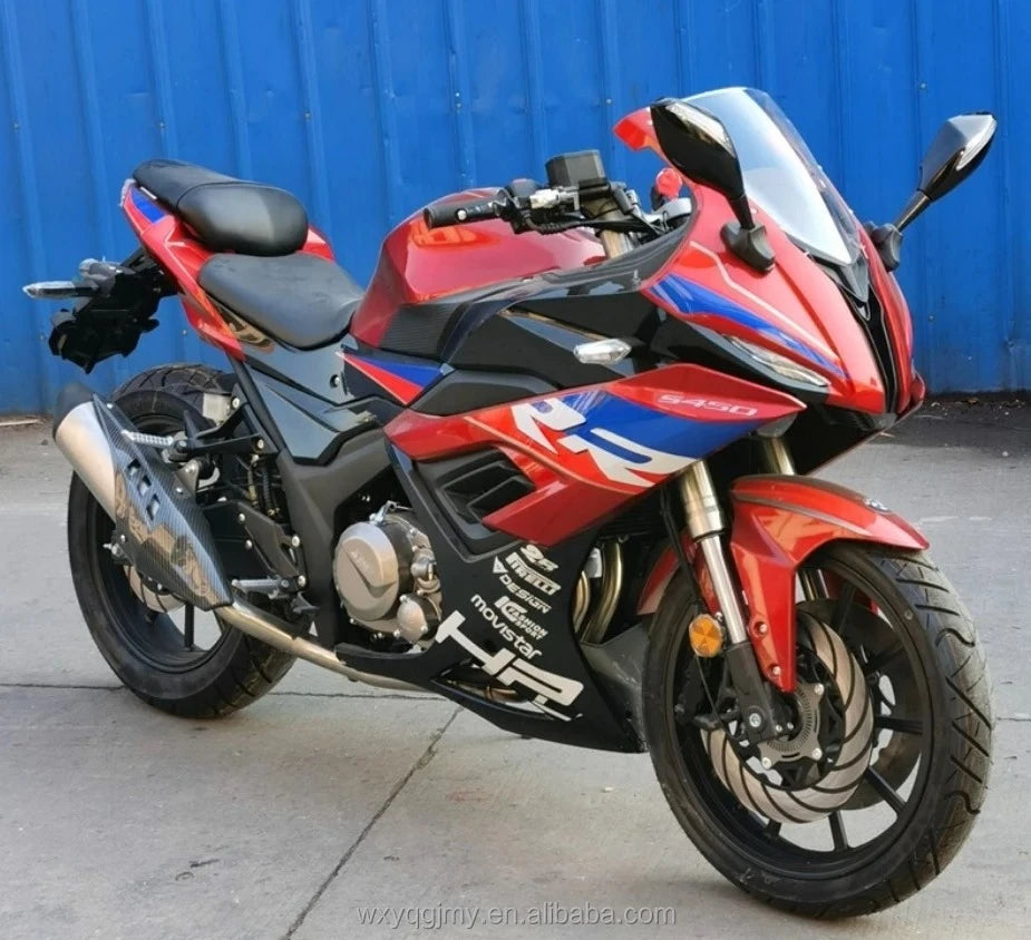 TOP Selling 400cc High Power Water Cooling Double Cylinder Gasoline Racing Motorcycle
