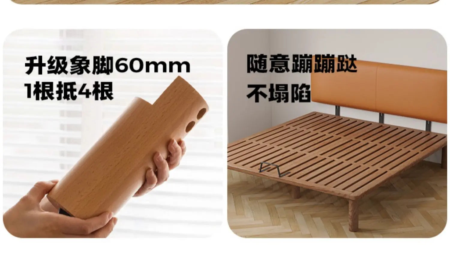 European Modern Bed Frame Double Storage Bedroom Full Size Bed Frame Headboard Nightstands Mobili Per La Casa Home Furniture