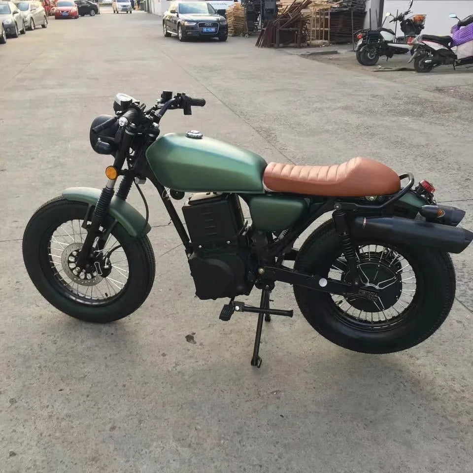 STRO Chinese Retro Electric Motorcycles Off-road Retro Motorbike Electric Scooter Electric Bicycle Motorbike Retro Motorcycles