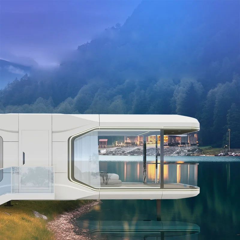 Fully Equipped Mobile Cabin Tiny Living Prefab Steel Container House Chinese Modular Hotel for Home Prefab Houses