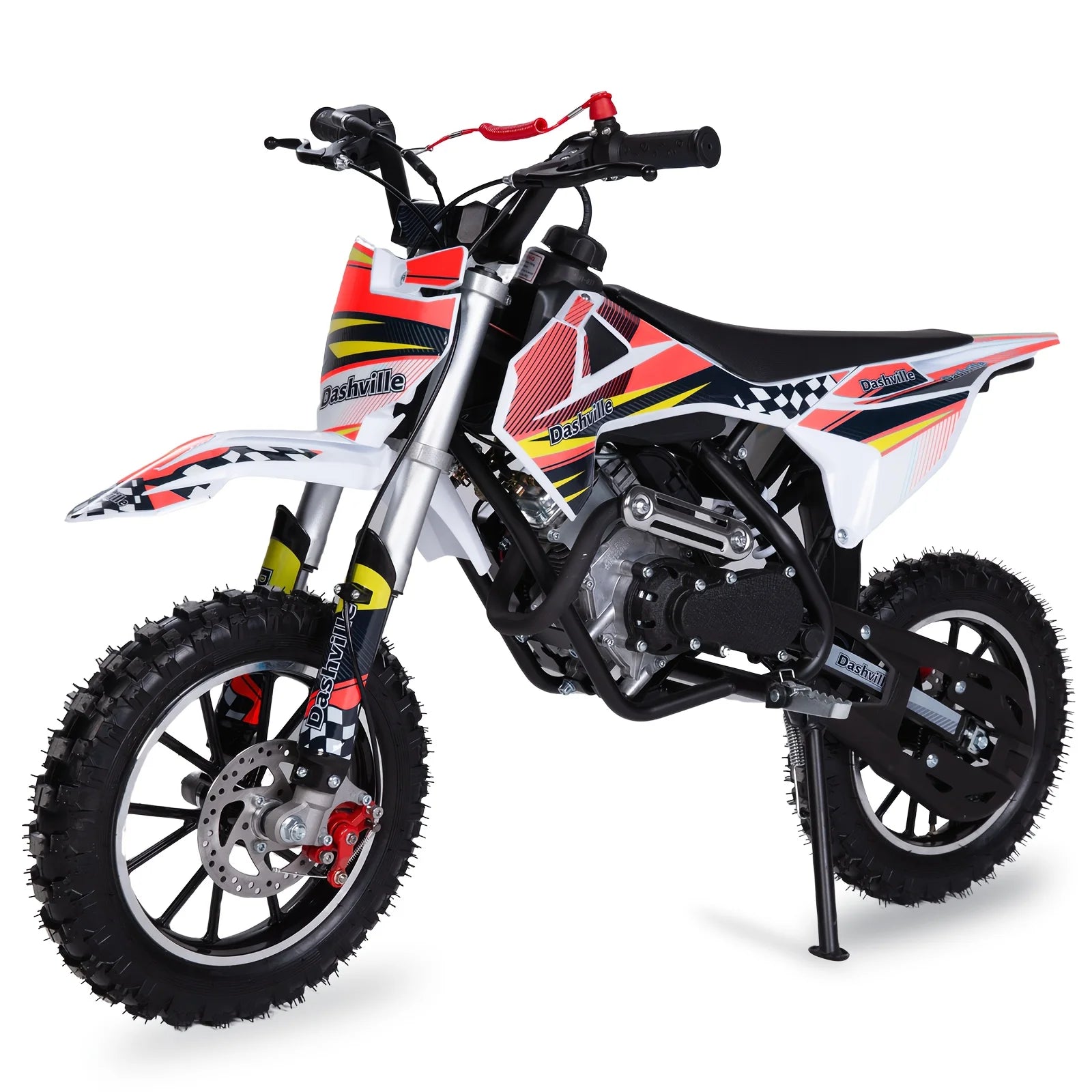 58Cc Dirt Bike, 4-Stroke Gas Powered Mini Pit Bike, Gas Dirt Bike for Children, Mini Motorcycle, Off-Road Bike, Holiday Present,