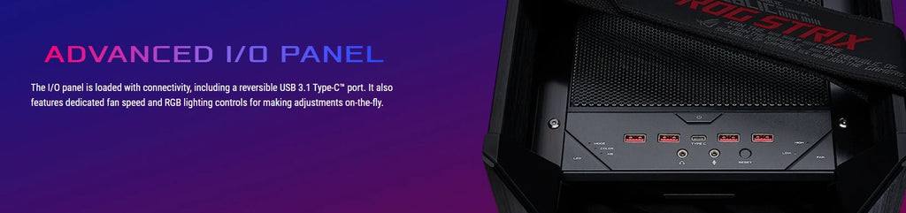 New ROG Strix Helios Gx601S ROJI Mid Tower Support 420mm Cooler ARGB for Gaming CASE Computer Case Only
