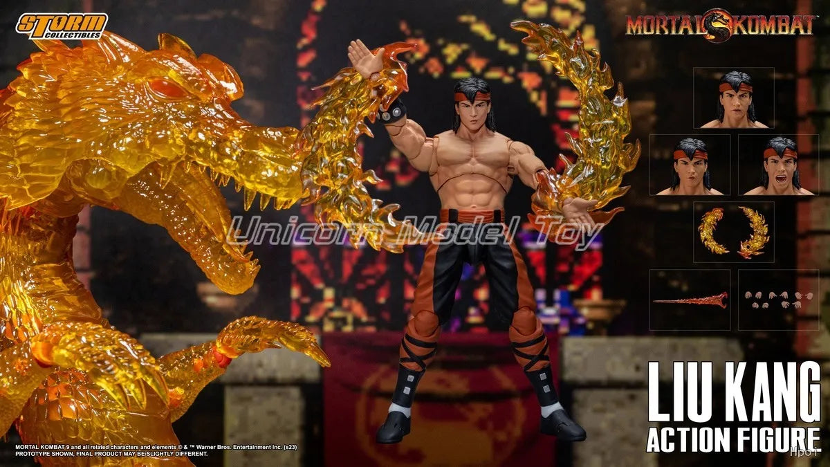 【UA】Original Storm Toys MORTAL KOMBAT LIU KANG- SPECIAL EDITION 1/2 Action Figures Model Toys Gifts