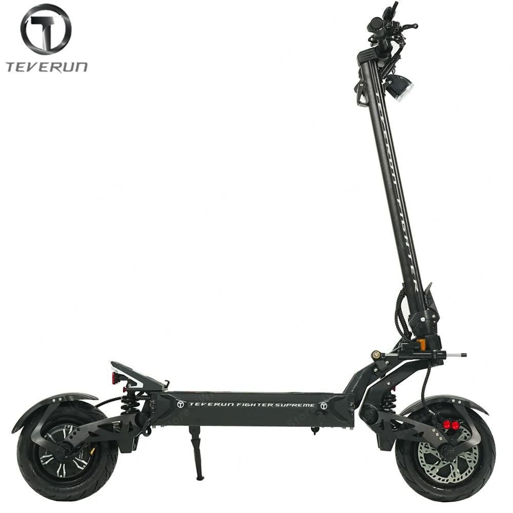 Original Teverun Fighter Supreme Ultra 72V 60Ah Battery New 4inch TFT Display Top Speed 105km/h Teverun Electric Scooter