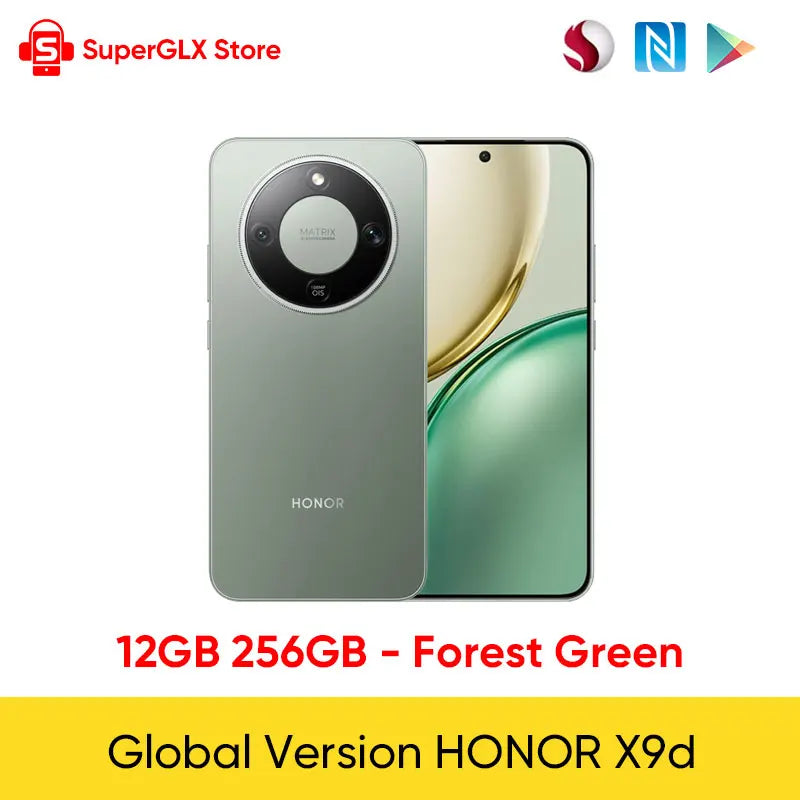 2025 New HONOR X9d 5G Global Version 6.79" 120Hz Super AMOLED Display 108MP OIS Cameras 8300mAh 3-day Battery Android15 Dual SIM
