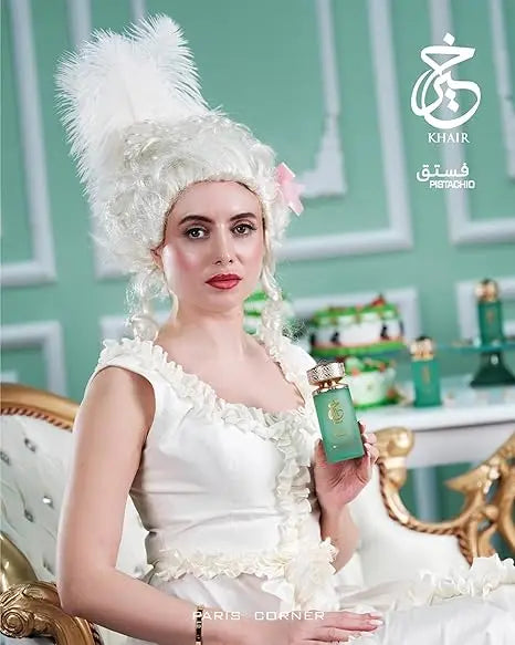 Paris Corner Pistachio Khair Unisex Perfume 3.4 Fl Oz Edp for Men and Women Long Lasting Fragrance Natural Perfume Cologne