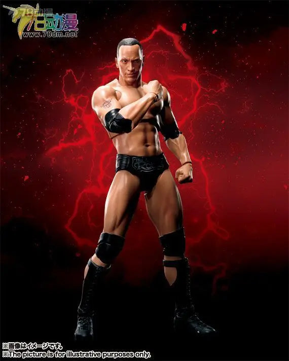 BANDAI Genuine S. H. Figuarts Series Reality Artist Series WWE Kane，Paul Levisk，Steve Austin，Dwayne Johnson Movable Model