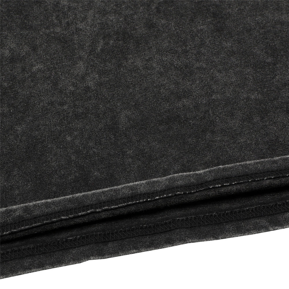 Harajuku Fashion Anime 2025 Oversized Vintage T-Shirt Trend Hip Hop Printed Streetwear Washed Leisure Cotton Loose Men Tshirt