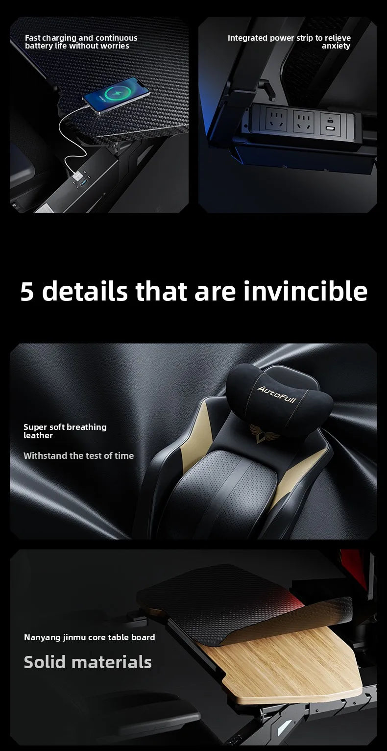 Gaming Office Ergonomic Chair E-sports Pod E-sports Warehouse Cockpit Space Cabin Desk Computer Armchair Silla Ergonomica Chairs
