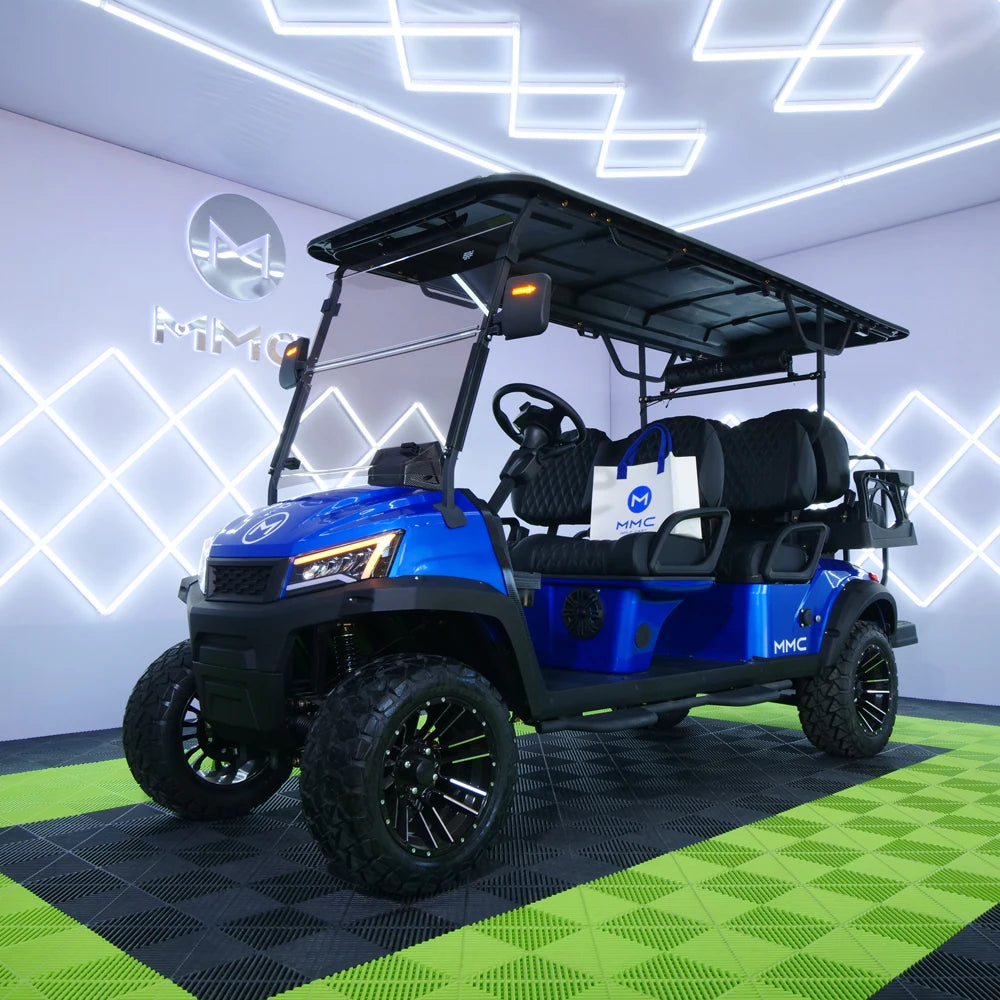 4WD Brand New Utility Vehicle Hunting UTV 4 Seater Golf Car Buggy 10KW 72V Lithium Battery Club Car Off Road Electric Golf Cart