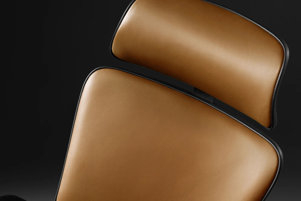 Luxury Modern Office Chair Wheels Orange Leather Computer Ergonomic Desk Chairs Recliner Swivel Sedia Ufficio Furniture