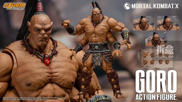 Storm Toys Genuine Mortal Kombat Series Fire Dragon Sub-Zero Motaro Lu Kang Goro Fighting Game 1/12 Action Figures Model Toys