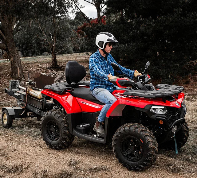 ForFactory Wholesale 4*4 Two-seater Adult All-terrain Off-road Vehicle CFMOTO 520L Four-wheel Motorcycle ATV/UTV