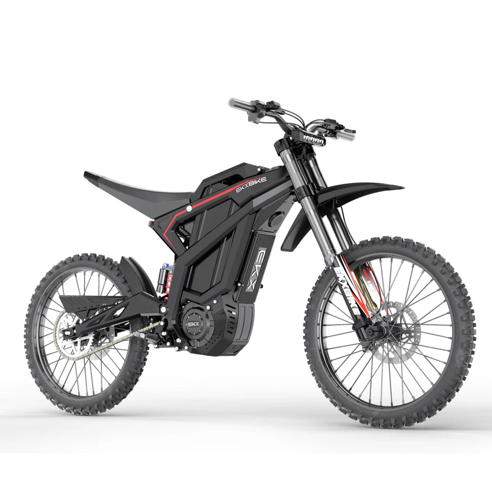 EKXBike M1 Adult Electric Motorcycle 16.8KW Peak Mid-Motor 72V/50AH Removable Battery 100KM/H Off-Road E-MTB