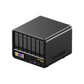 AOOSTAR High‑Performance NAS Mini PC AMD Ryzen 7 PRO 8845HS 11‑Bay HDD+M.2 SSD DDR5 ECC Dual 2.5G LAN USB4 OCuLink