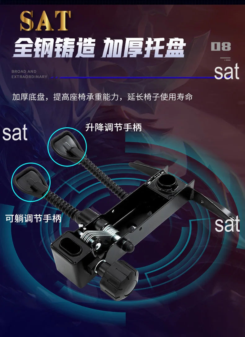 Rgb Leather Ergonomic Computer Chair Office Anji Gamer Pc Racing Game Scorpion Wholesale Gaming Chair Fabric and Table Chairs
