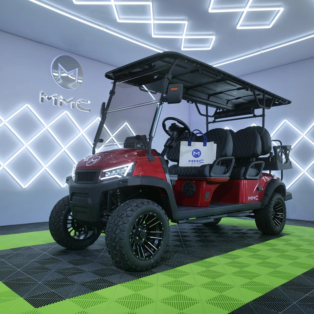 4WD Brand New Utility Vehicle Hunting UTV 4 Seater Golf Car Buggy 10KW 72V Lithium Battery Club Car Off Road Electric Golf Cart