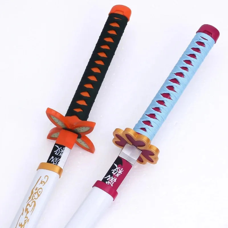104cm Japanese Katana Samurai Sword Accessory Demon Slayer Katana Tanjirou Sword Kimetsu No Yaiba Iron Ninja Knife Cosplay Toy