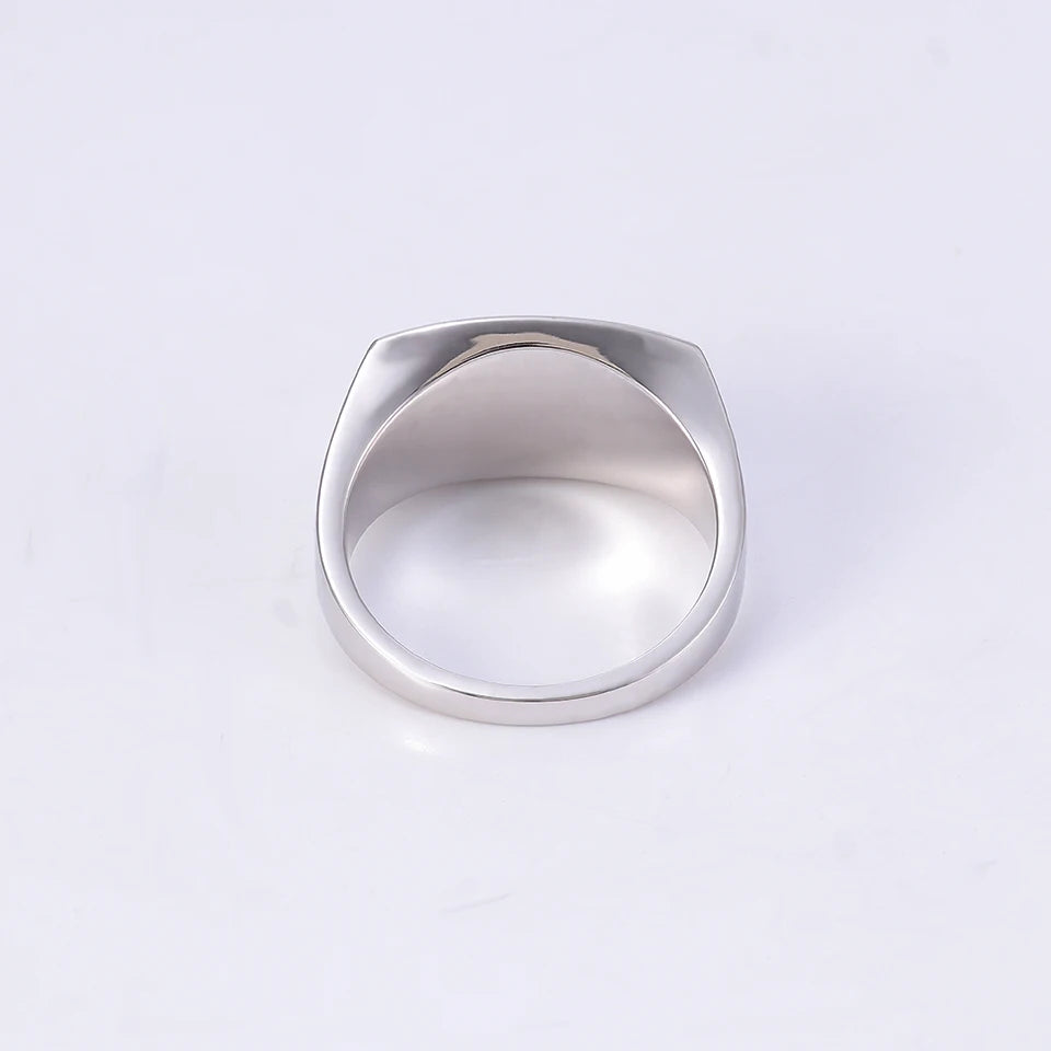 Provence Satin Finish Ring for Men 10K14K SolidGold Gradient band Minimalist Punk Wedding Parties Jewelry Personalized Custom