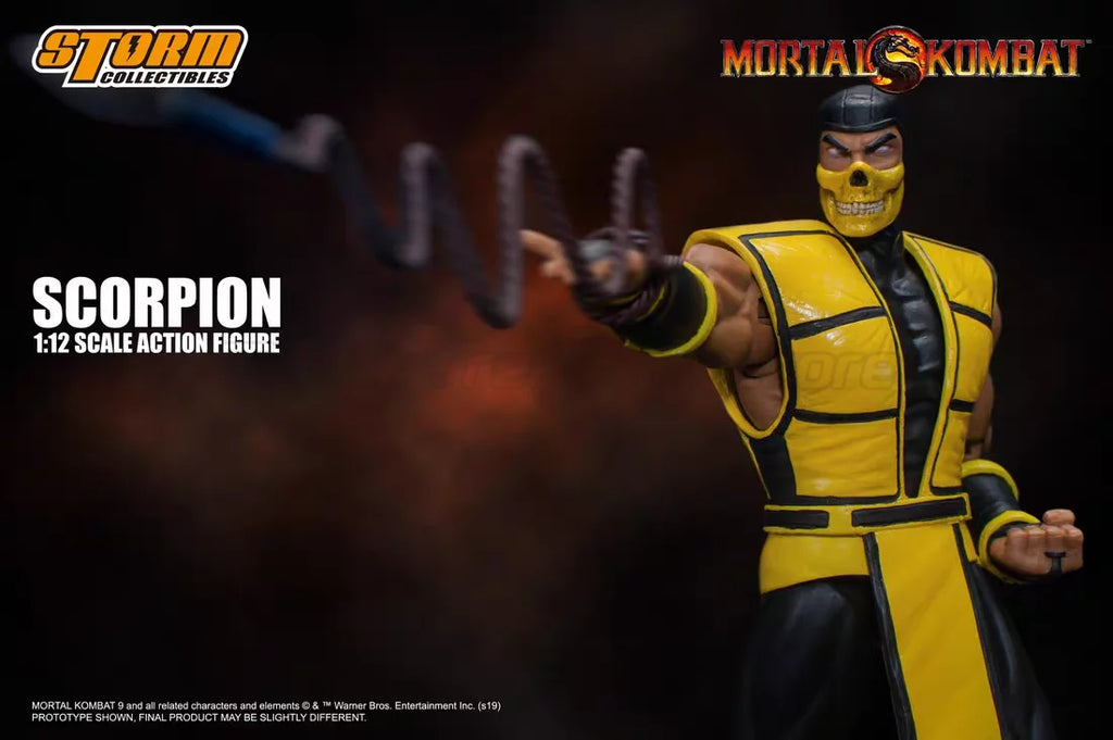 【MT】Storm Collectibles Mortal Kombat SCORPION Yellow Ninja Regular Version 1/12 Action Figure Toy Collection