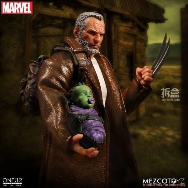 MEZCOTOYZ Genuine Superhero One 12 Series Wolverine Deadpool Logan Punisher Blade Daredevil Action Figures Model Toys Gifts