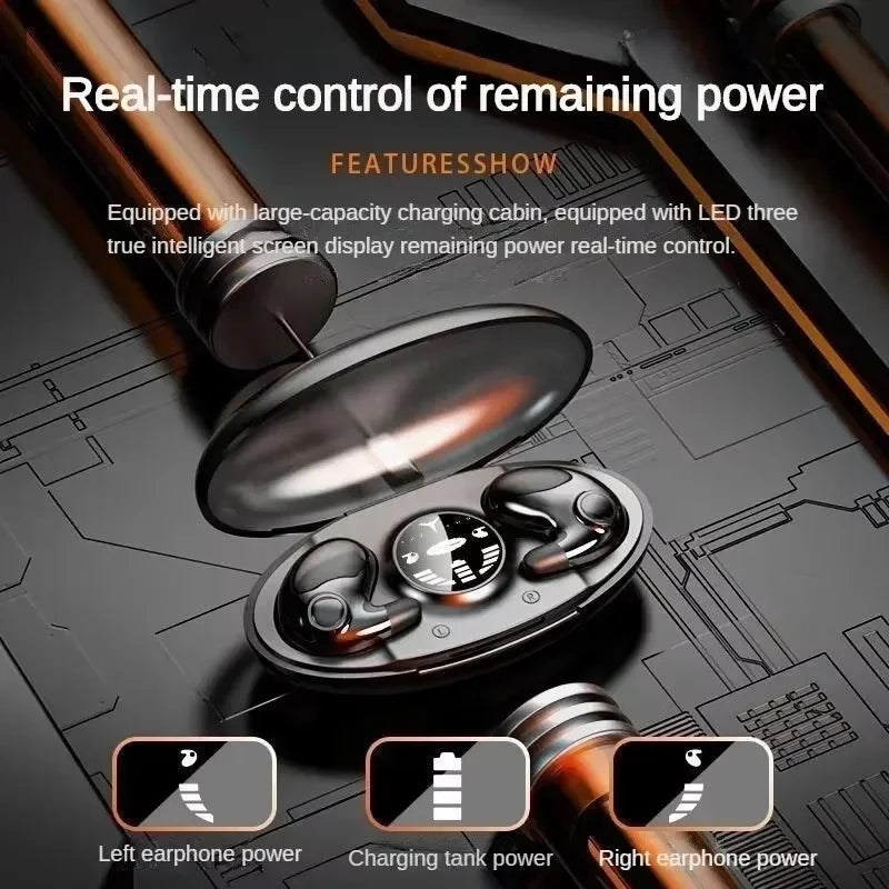 Lenovo Invisible Sleep Wireless Earphone TWS Bluetooth 5.3 Headphones Hidden Earbuds Waterproof Noise Reduction Sports Headset
