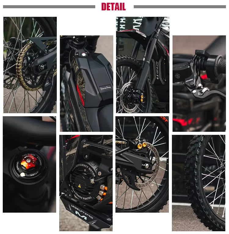 2025 Talaria Sting MX5pro 72v 13KW Middrive Off-Road Ebike 40AH Long Range Electric Dirt Bike Electric Motorcycle