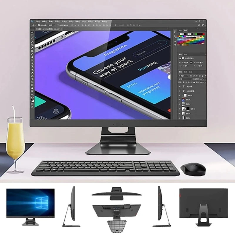 Desktop Computer,Core I5 I7 I9,Monoblock PC,Touch Screen,All in One PC,Barebone System High Performance Office Gaming Computer