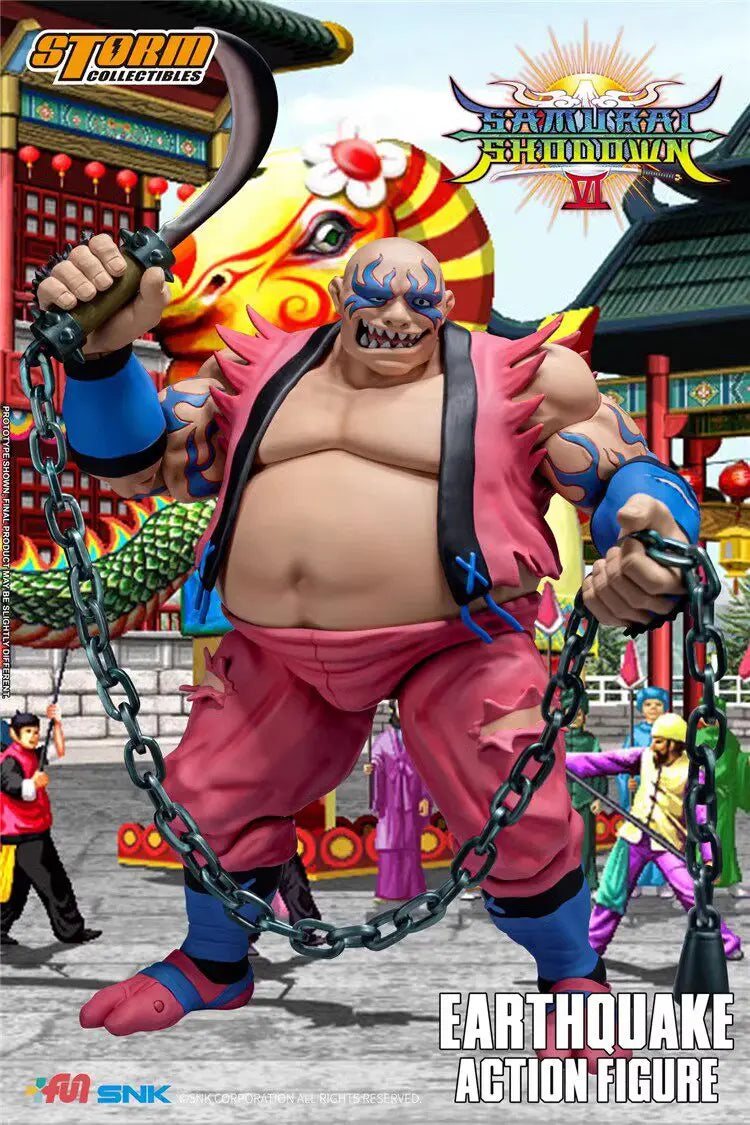 In Stock Storm Toys Samurai Shodown VI EARTHQUAKE SNSS05 Model Anime Toy Figure Collection