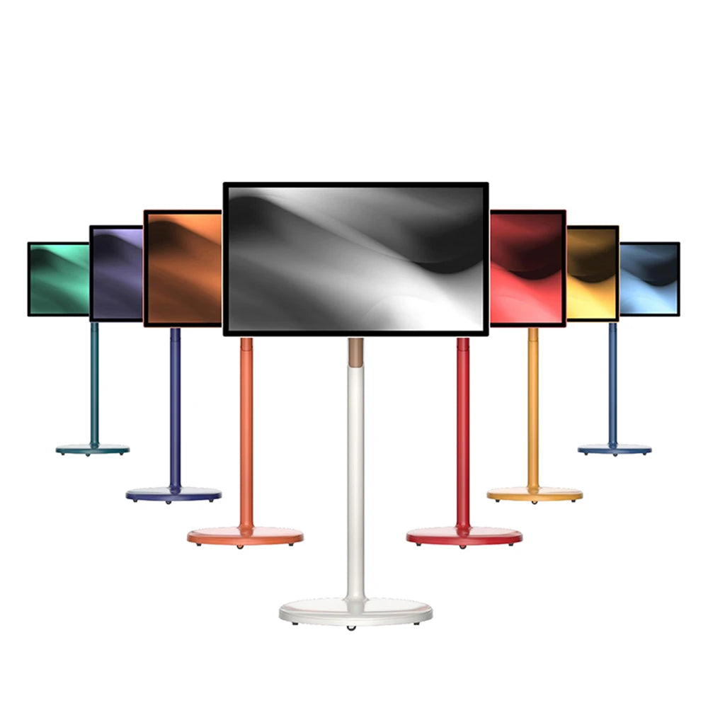 21.5 Inch Family Gathering Portable Smart Tv Wireless Projection LCD Portable Touch Screen Tv Stan by