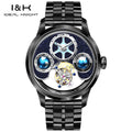 IDEAL KNIGHT Tourbillon Watch 6805 Men Automatic Mechanical Watch 100% Official Original Blue Earth Series Men Watch High Gift