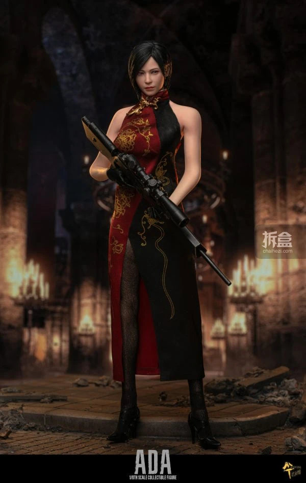 MT TOYS 1 \ 6 Action Figure Series Leon Scott Kennedy\Ada Wang Cheongsam Version Anime Action Figure Model Toys Movable Model