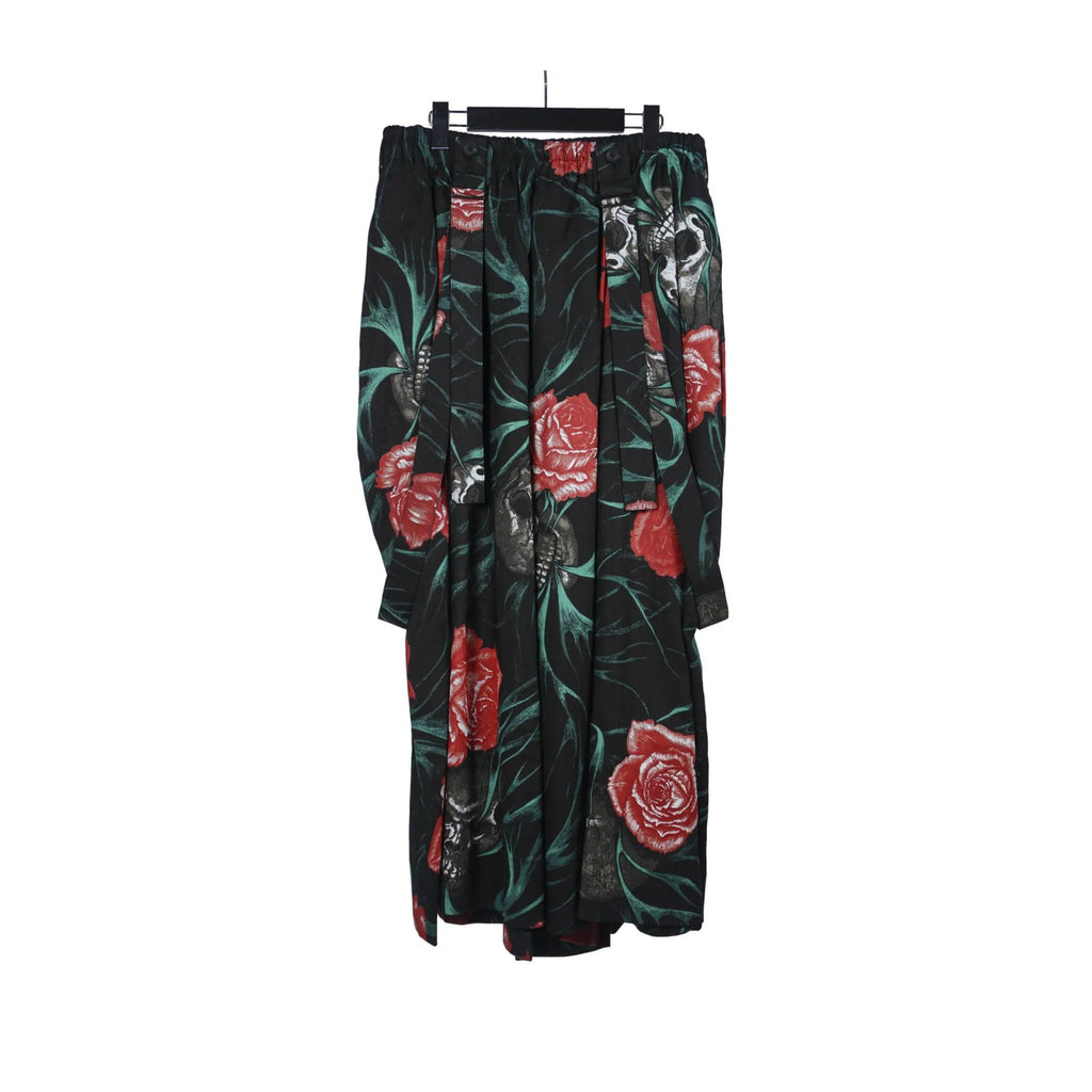 TOP-YAMAMOTO Japanese original design dark niche skull print casual pants