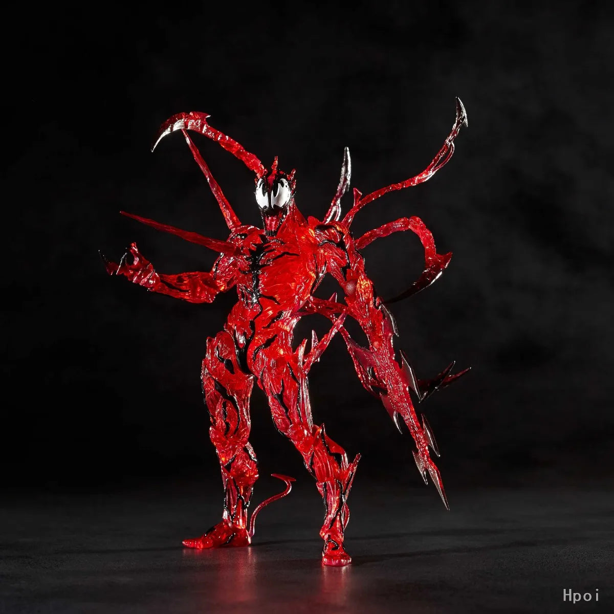 KAIYODO Original Authentic [Evoltech] Amazing Yamaguchi MARVEL  · Agent Venom VENOM/ CARNAGE Mobile Doll Model Handmade Toy Gift