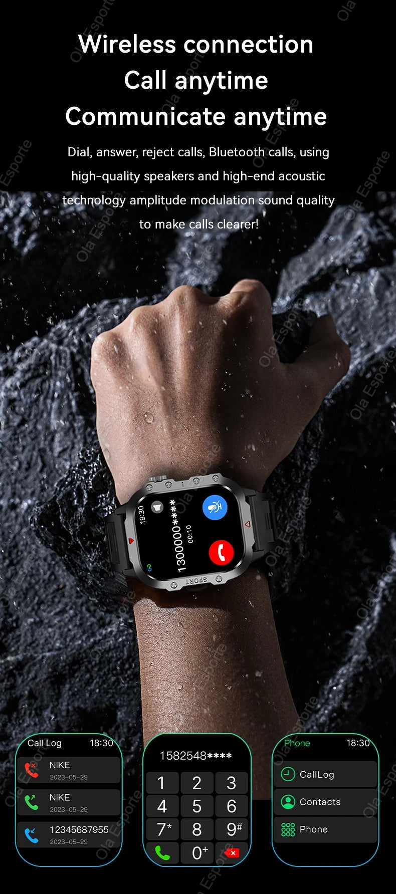 2026 New SmartWatch Men For Women Militray Outdoor GPS Tracker Sport Watches Heart Rate Sleep Waterproof Smart Watch IOS Android