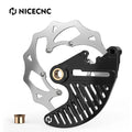 NICECNC For STARK VARG MX/EX Electric Dirt Bike 2024 2025 240mm Flame Oversize Rear Brake Disc Rotor & Rear Brake Disc Guard