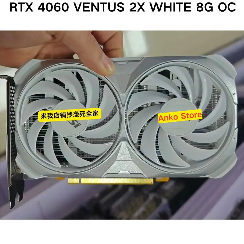 Second-hand test OK RTX 4060 VENTUS 2X WHITE 8G OC graphics card