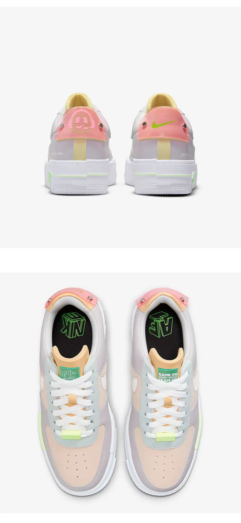 Nike Authentic Air Force 1 AF1 Women's Low-top Skate Shoes DO2330-511