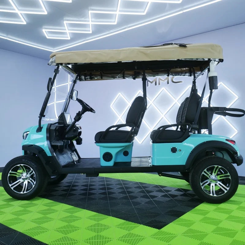 Golf Cart Long Range Lithium Battery Electric 60/72v Travel Electric Cart Club Car Golf Carts  For Sale
