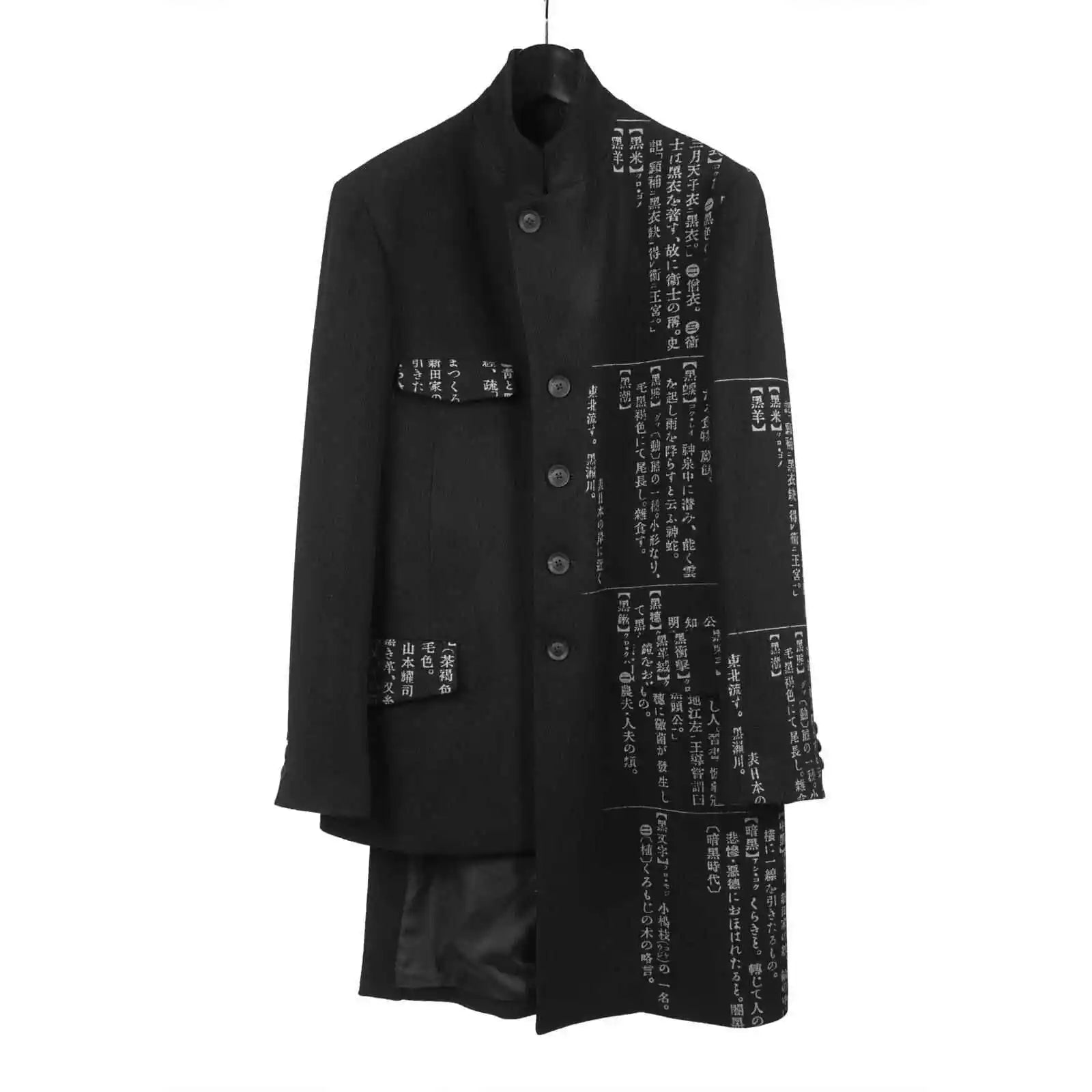TOP-YAMAMOTO Japanese original design dark niche black dictionary jacket