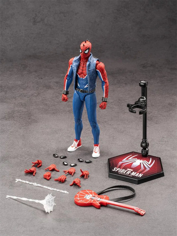 ZD TOY SpiderMan Series PS4 Game Spiderman SpiderMan Anti-OCK suit SpiderMan Velocity suit SpiderMan 2099 suit Miles Morales