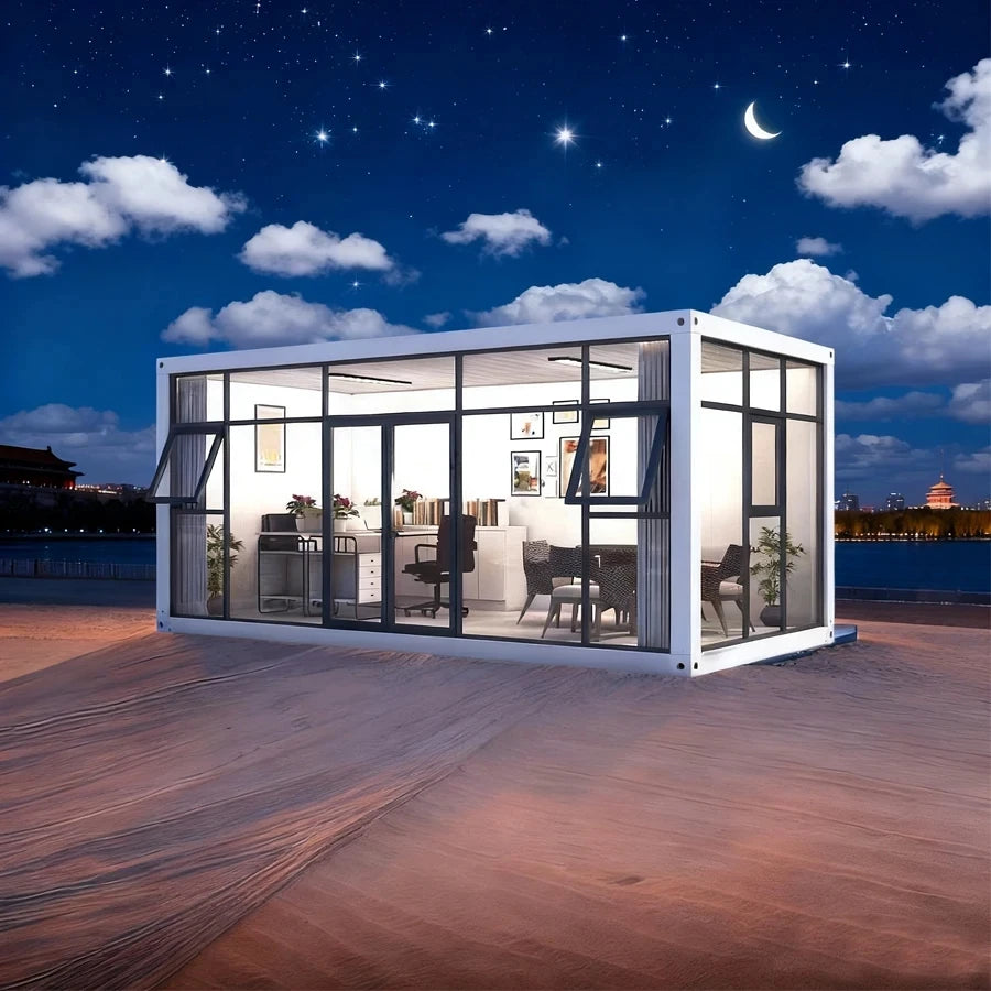 Wholesale China 20 FT 40 ft Movable Foldable House Prefab Collapsible Container Modular Homes Expandable Folding Container House