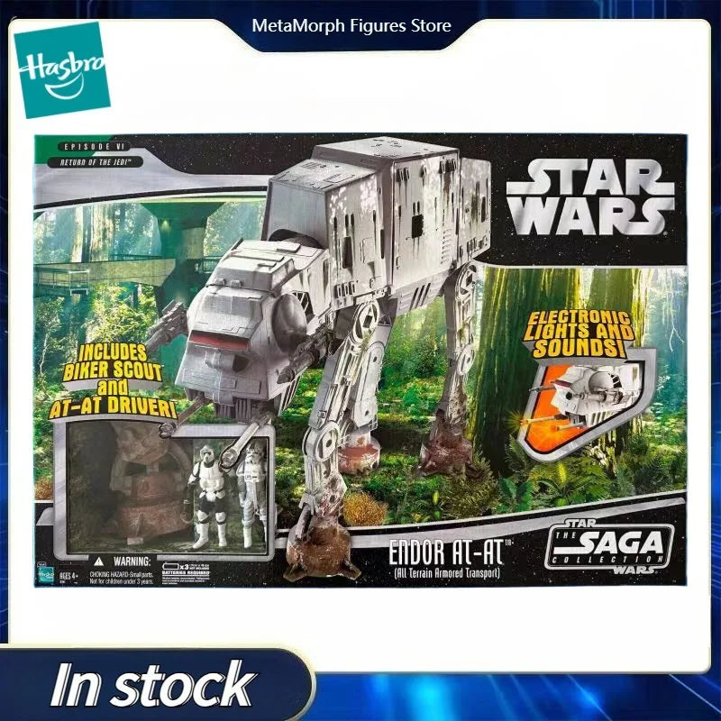 Original Hasbro Star Wars INCLUDES BIKER SCOUT and AT-AT DRIVERI Anime Figure Toys Collection Gifts
